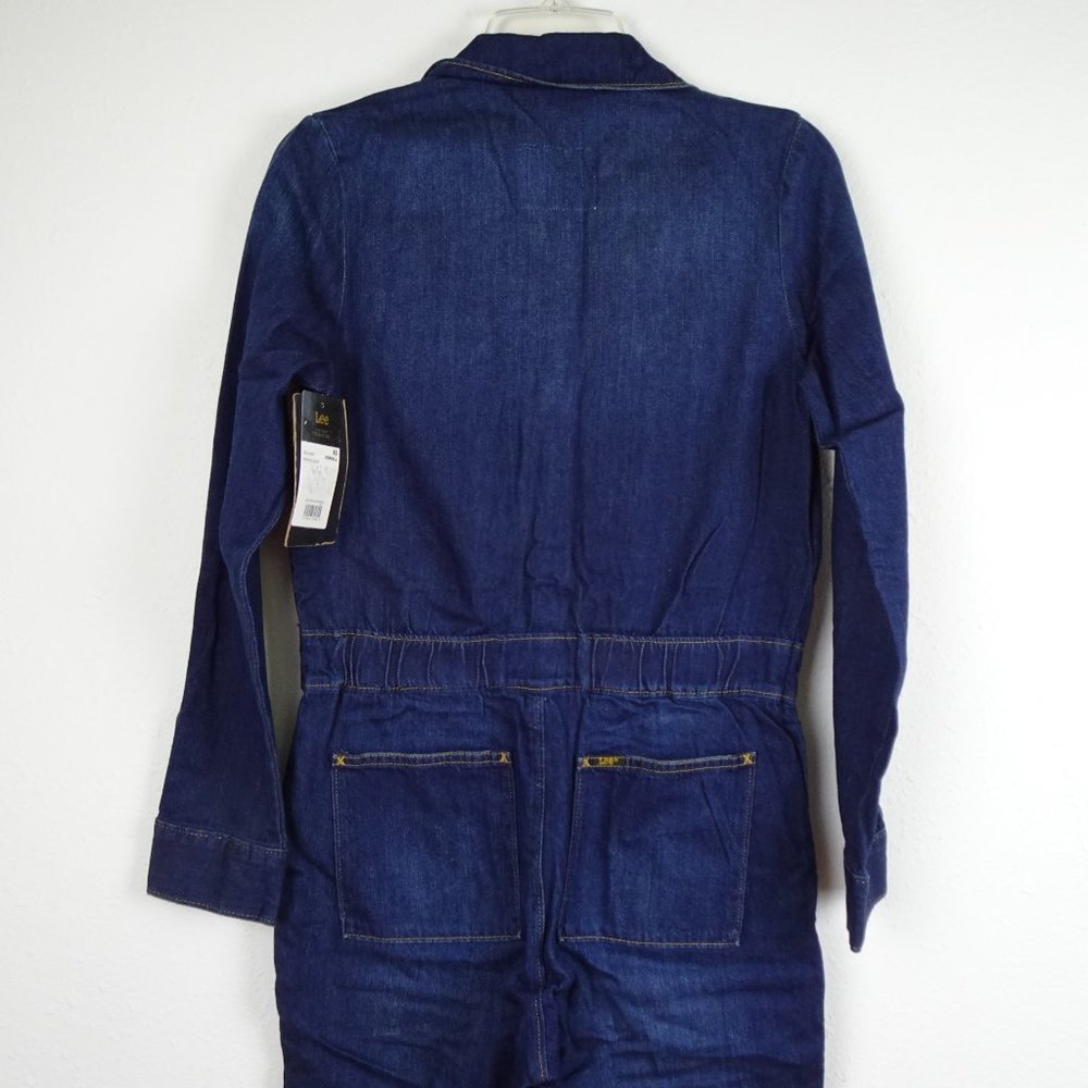 Lee Modern Union All Jumpsuit Women's Size XS Coveralls Blue Denim One Piece - Picture 7 of 13